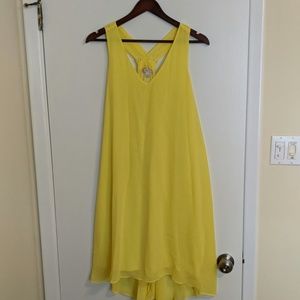 NEVER WORN DB Yellow Flowy Dress Size 8